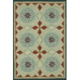 Hooked North Star Rug