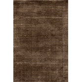 Cut Stripe Brown Rug