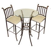Italian Three Piece Bistro Bar Set