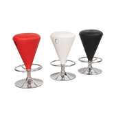 Hazelwood Home Two Adjustable Faux Leather Bar Stools