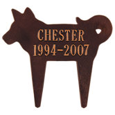 Silhouette Dog Marker