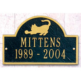 Pet Cat Mini Arch Two Line Wall Marker