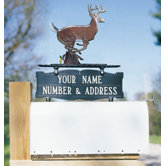 Two Sided Two Line Mailbox Sign