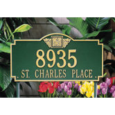 Monogram Estate Address Sign