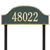 Admiral Estate Lawn Address Plaque