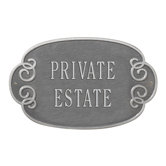 Florence Estate Wall Address Plaque