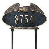 Eagle Oval Standard Lawn Plaque