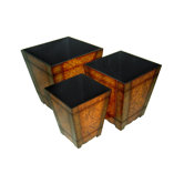 Square Tapered Planters (Set of 3)