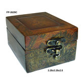 Wooden Box with Swirl Design