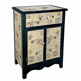 1 Drawer 2 Doors Wooden Cabinet