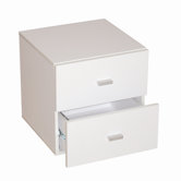 Schubladencontainer "Cubo" in Wei&szlig;