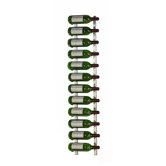 WS4 Platinum Series 12 Bottle Wall Mounted Wine Rack