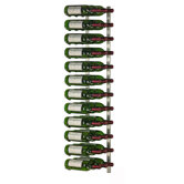 WS4 Platinum Series 36 Bottle Wall Mounted Wine Rack