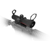 3-9x42 mm P4 Sniper Rubber Compact Scope in Matte Black