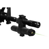 Red and Green Laser with Universal Rifle Barrel Mount and Pressure Switch