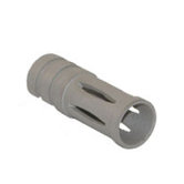 Ruger 10/22 Short Muzzle Brake in Silver