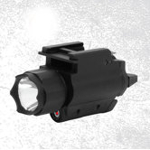 Tactical Red Laser Sight and LED Flashlight with Weaver Quick Release