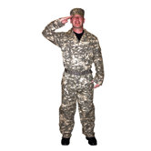Adult Camouflage Suit with Cap and Belt