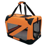 Zippered 360&deg; Vista View Pet Carrier in Orange