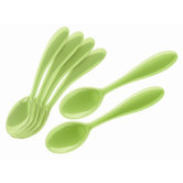 Art and Cafe Teaspoon in Green (Set of 6)