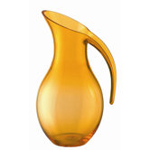 Happy Hour 10.5" Blown Jug in Orange