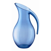 Happy Hour Blown Jug in Light Blue