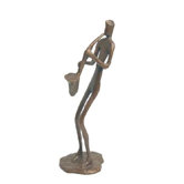 Saxophone Player in Cast Bronze