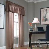Cameron Drapes and Valance Set in Tan