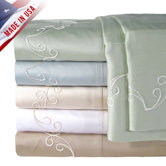Supreme Sateen 300 Thread Count Scroll Sheet Set