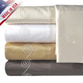 Supreme Sateen 800 Thread Count Swirl Sheet Set