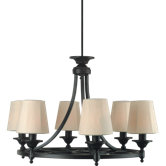 6 Light Indoor/Outdoor Chandelier