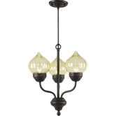 Marrakech   Outdoor Chandelier in Oil Rubbed Bronze