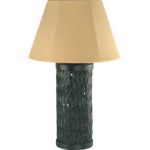 Outdoor  Table Lamp in Back Rattan