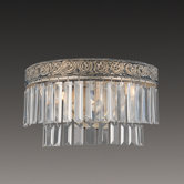 Clairemont Two Light Wall Sconce in Artisan Gold
