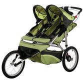Arrow Fixed Wheel Double Jogging Stroller