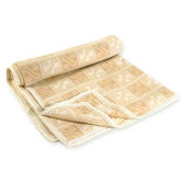 Hypnotic Inca Throw Blanket in Tan