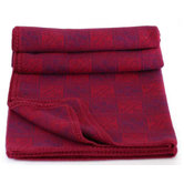 Glyphs Throw Blanket in Red