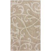 Cine Scrolling Vines Beige Rug