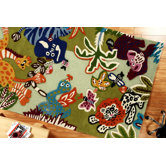 Kinder Zoo Animals Kids Rug