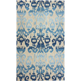 Pop Ikat Blue Rug