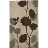 Pop Leaves Beige Rug