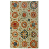 Pop Floral Garden Ivory Rug