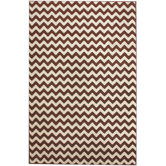 Allure Chevron Brown Rug