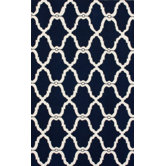 Trellis Navy Moroccan Rug