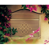 Hand Polished Peninsula Wall Mounted Mailbox