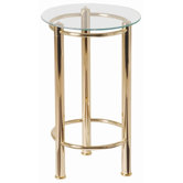 50cm Blumens&auml;ule "Palermo" in Gold
