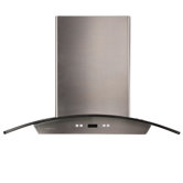 Stainless Steel 30" x 24" Island Mount Range Hood with 900 CFM