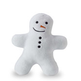Squeaky Snowman Buddy Dog Toy
