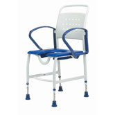 Wuerzburg Shower Chair in Grey / Blue