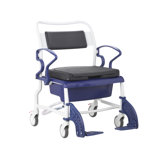 Malta Bathing Chair in Grey / Blue